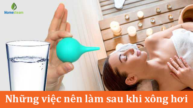 sau khi xông hơi nên làm gì