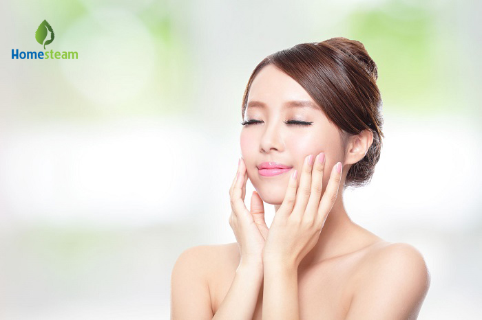 xông hơi trị mụn