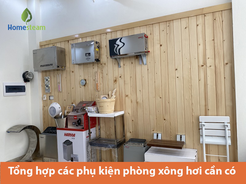 phụ kiện phòng xông hơi
