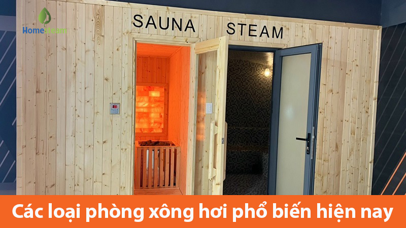 các loại phòng xông hơi
