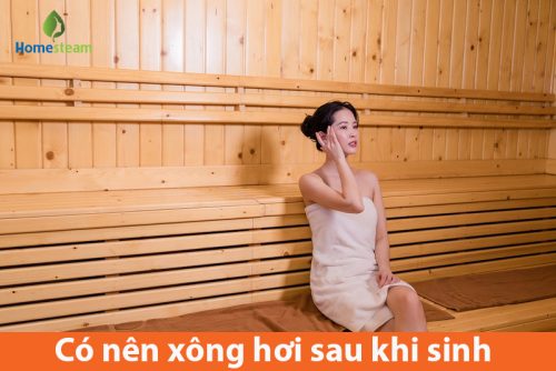 xông hơi sau sinh