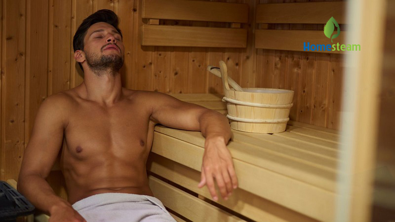 sauna and men